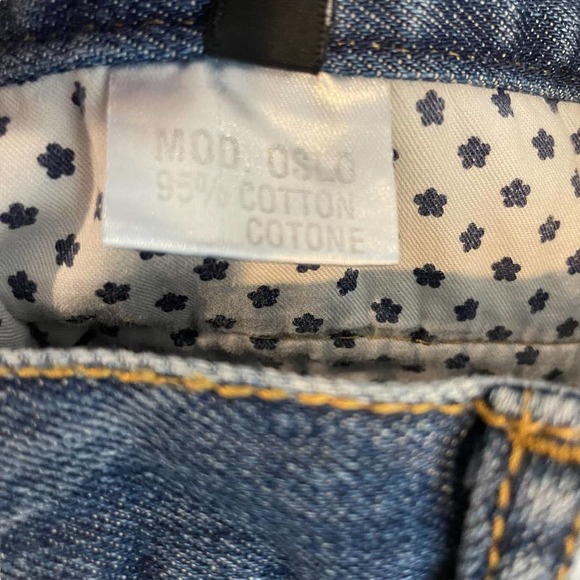 Michele Negri Firenze Oslo Slightly Washed Indigo Jeans size 10 - Picture 6 of 6